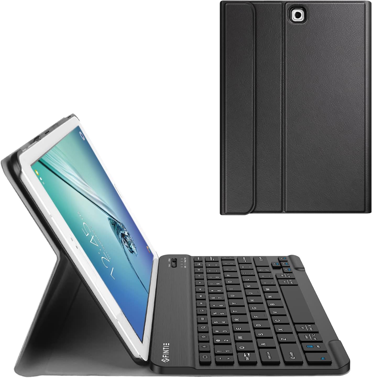 FINTIE Keyboard Case for Samsung Galaxy Tab S2 9.7 - Slim Fit Stand Cover with Magnetically Detachable Wireless Bluetooth Keyboard for Samsung Galaxy Tab S2 9.7-inch Tablet, Black