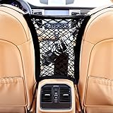 AUTOWN Car Seat Net Organizer Auto Backseat Barrier Net Storage Universal Car Armrests Seats Storage Net Stretchy Fine Mesh Net Disturb Stopper from Children and Pets