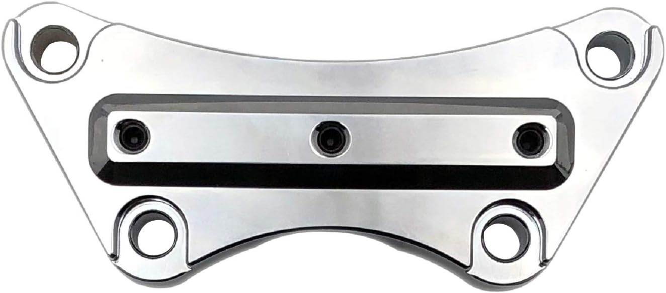 Replacement Handlebar Riser Top Clamp for 1993-2014 Electra Glide Ultra Classic Road Glide Road King Sportster Street Glide Ultra Limited Anti Slip for 1 inch Clamping Ape Hangers Chrome