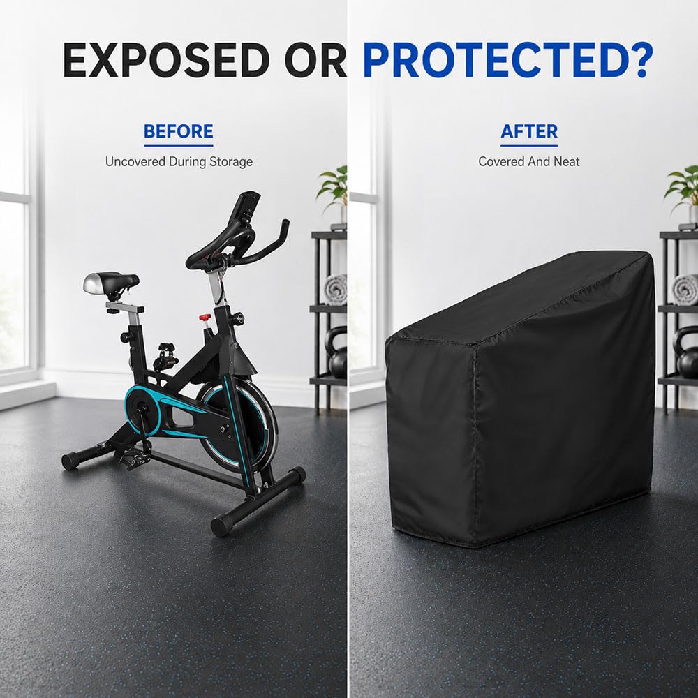 Housse Vélo D’Appartement, Housse Vélo pour Domyos Biking 500