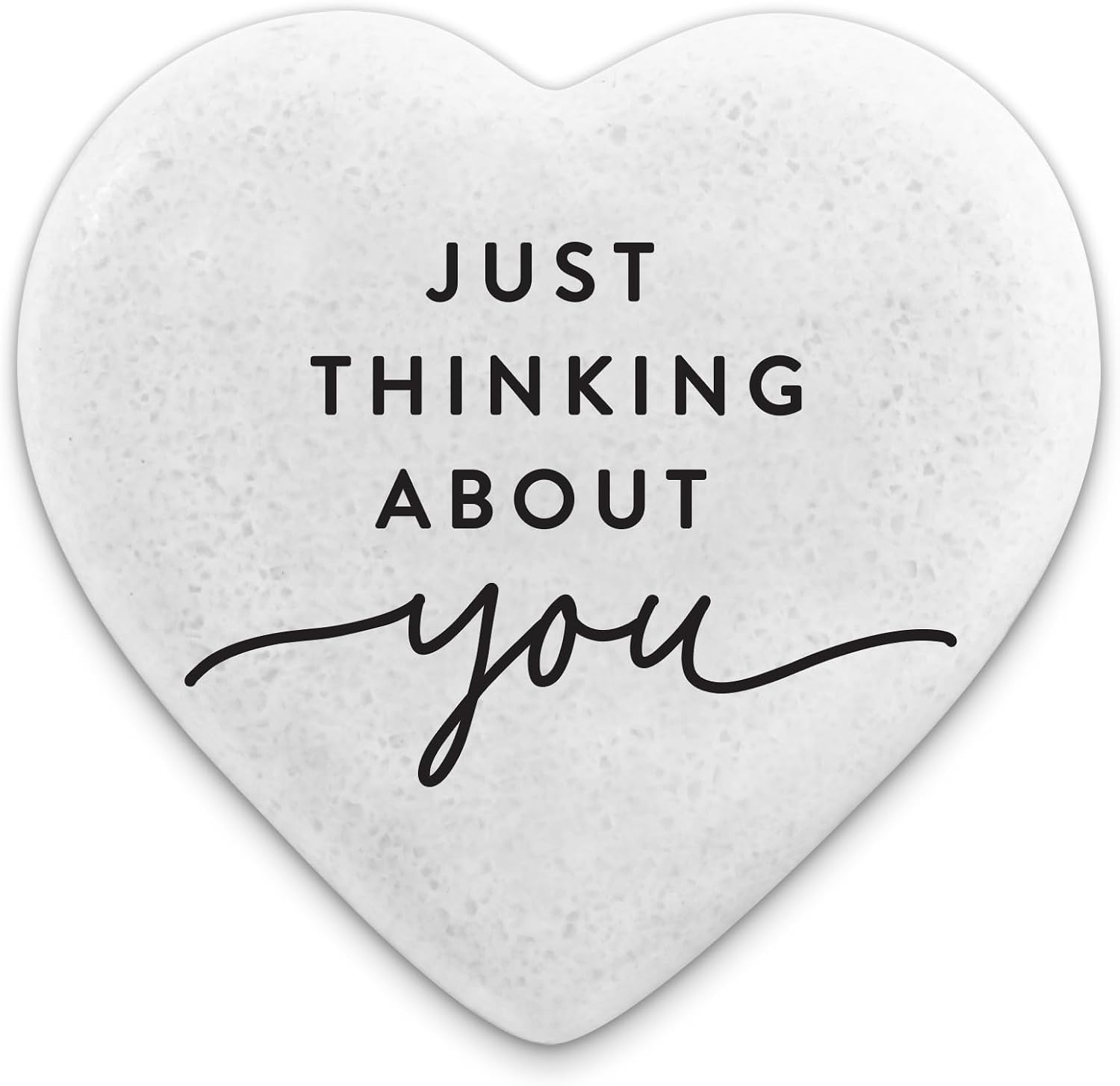 Kindness Collective Inspirational Pocket Heart Stone, Giftable Carded Keepsake with Enouraging Message for Her, 2.25 x 2.25 Inch Cast Stone You are Strong Brave Beautiful Loved