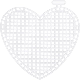 MECCANIXITY 20Pcs Plastic Mesh Canvas Sheet 7 Count 7.5 cm/ 3