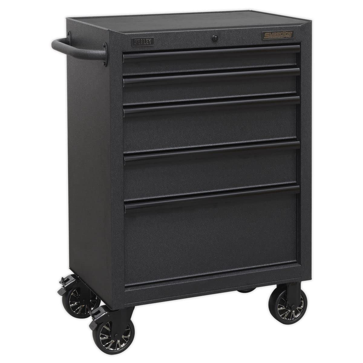 Sealey Black Superline Edition 5 Drawer Roller Cabinet