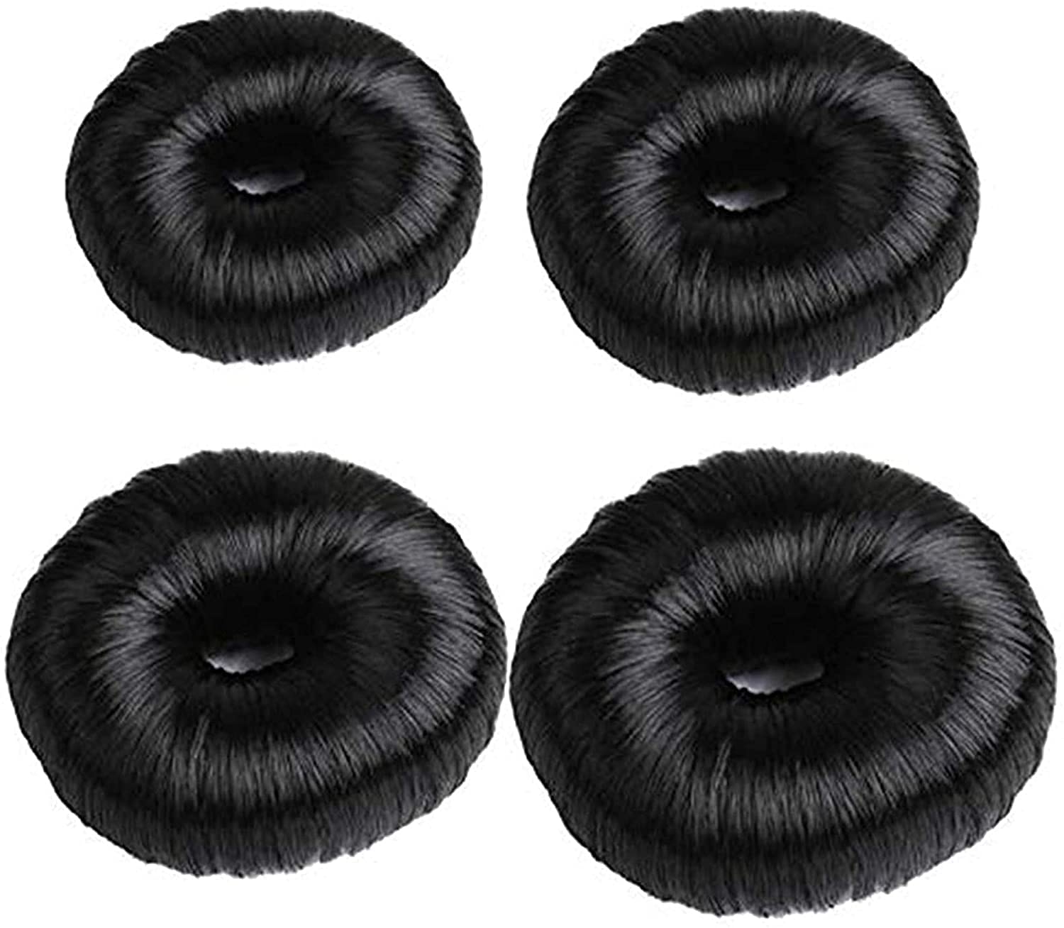 Donut Hair Bun Maker Set 4 Pcs Hair Bun Shaper for Women Girls