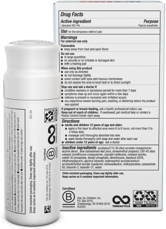 Miniatura 2 de Icy Hot Líquido de lidocaína para aliviar el dolor de máxima resistencia, aplicador sin ensuciar, 2.5 onzas, paquete de 2