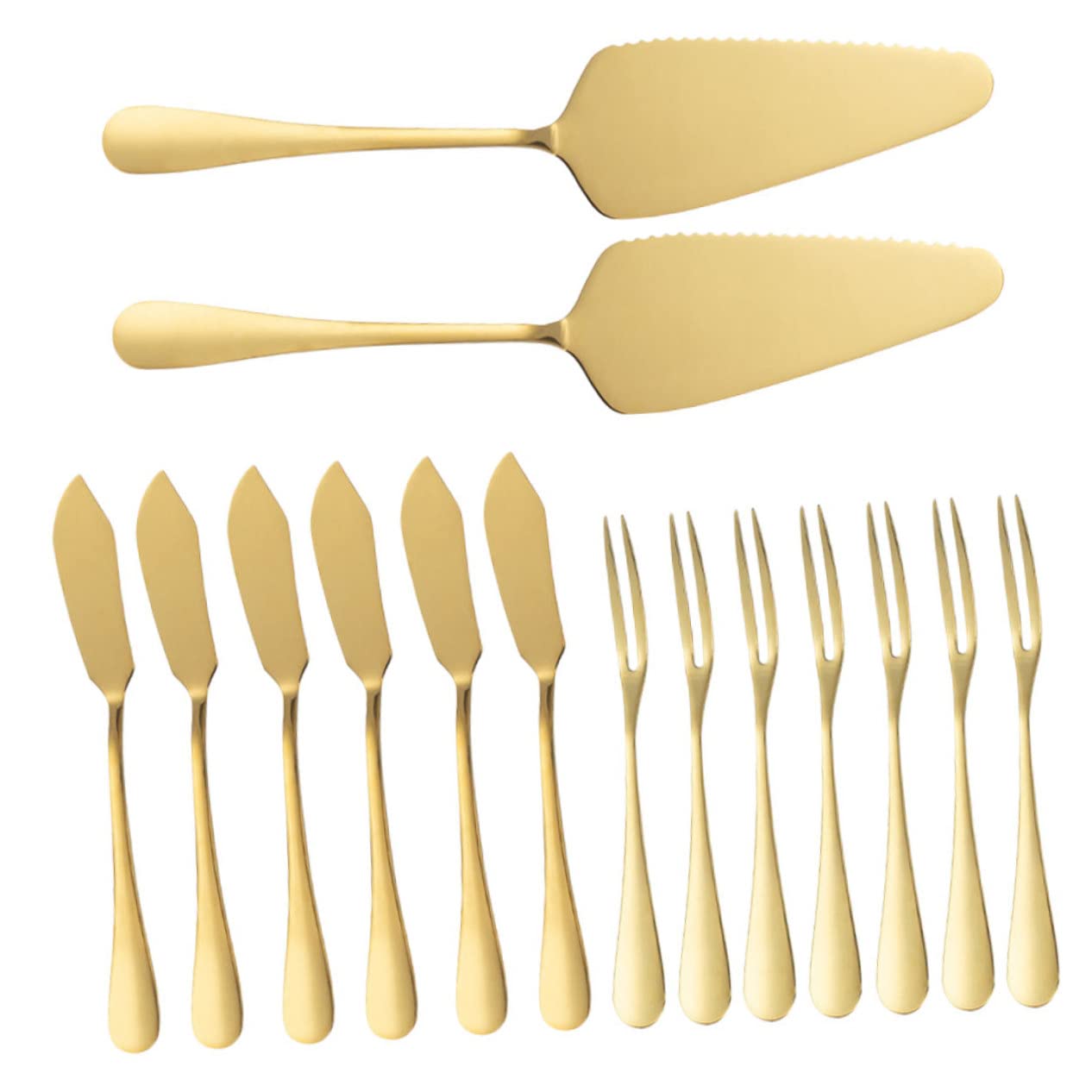FUNOMOCYA 1 Set Stainless Steel Cake Spatula Pizza Server Pizza Shovel Cake Shovel Cheese Divider Fruit Cakes Cottage Cheese with Fruit Cake Cutting Utensils Cake Server Tool Butter Fork