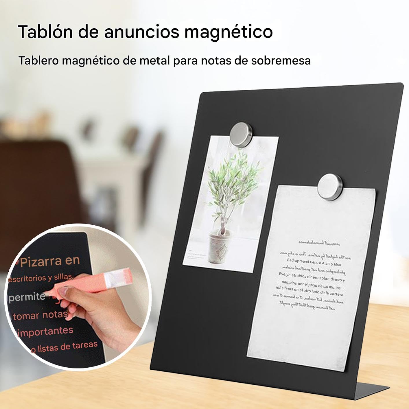 Panel Metálico Para Imanes - Panel Memorándum De Acero Inoxidable Y Hierro | Pizarra Blanca Multifuncional Vertical Para Estudio Taller Hogar Oficina Aula Cocina Dormitorio | Para Hogar Taller Cocina