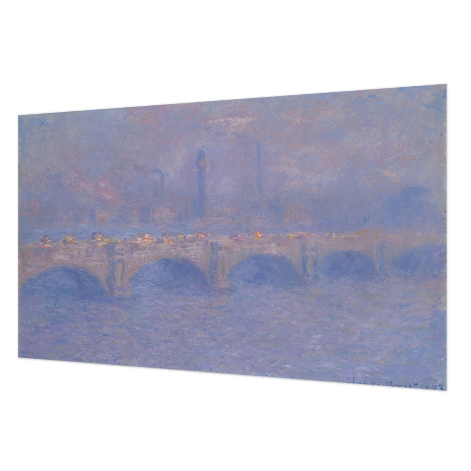 Papier peint intissé haute qualité Tulup 416x254 cm Pont bleu mural
