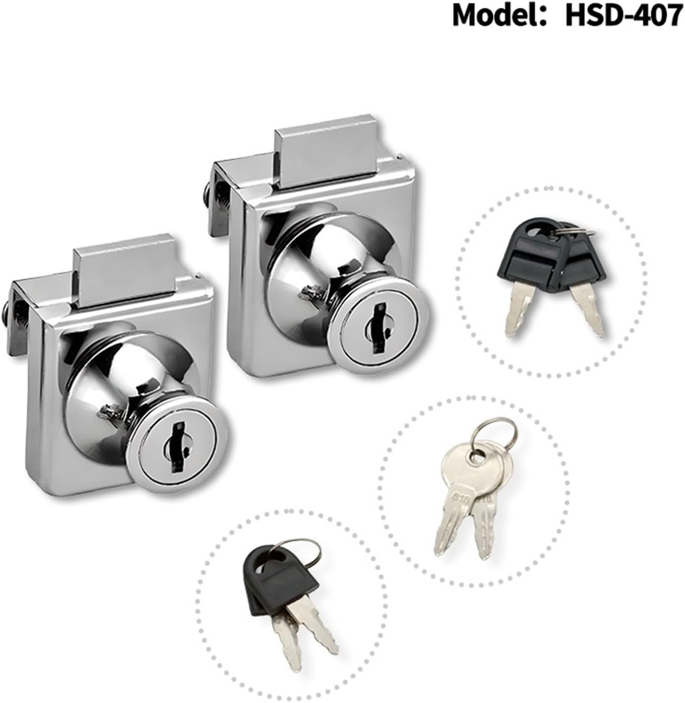 Zinc Alloy Lock Cabinet Drawer Combination 1Pcs