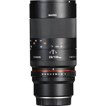 Amazon.com : Rokinon 100mm F2.8 Full Frame Macro Lens for