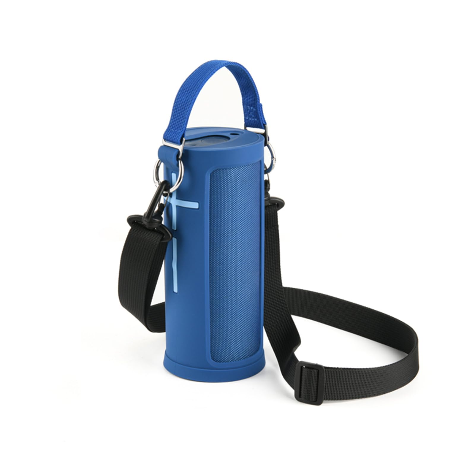 XBERSTAR Custodia Silicone Per UE Megaboom 3 - Protettiva Con Tracolla E Cinturino Da Polso, Antigiallimento (Blu)