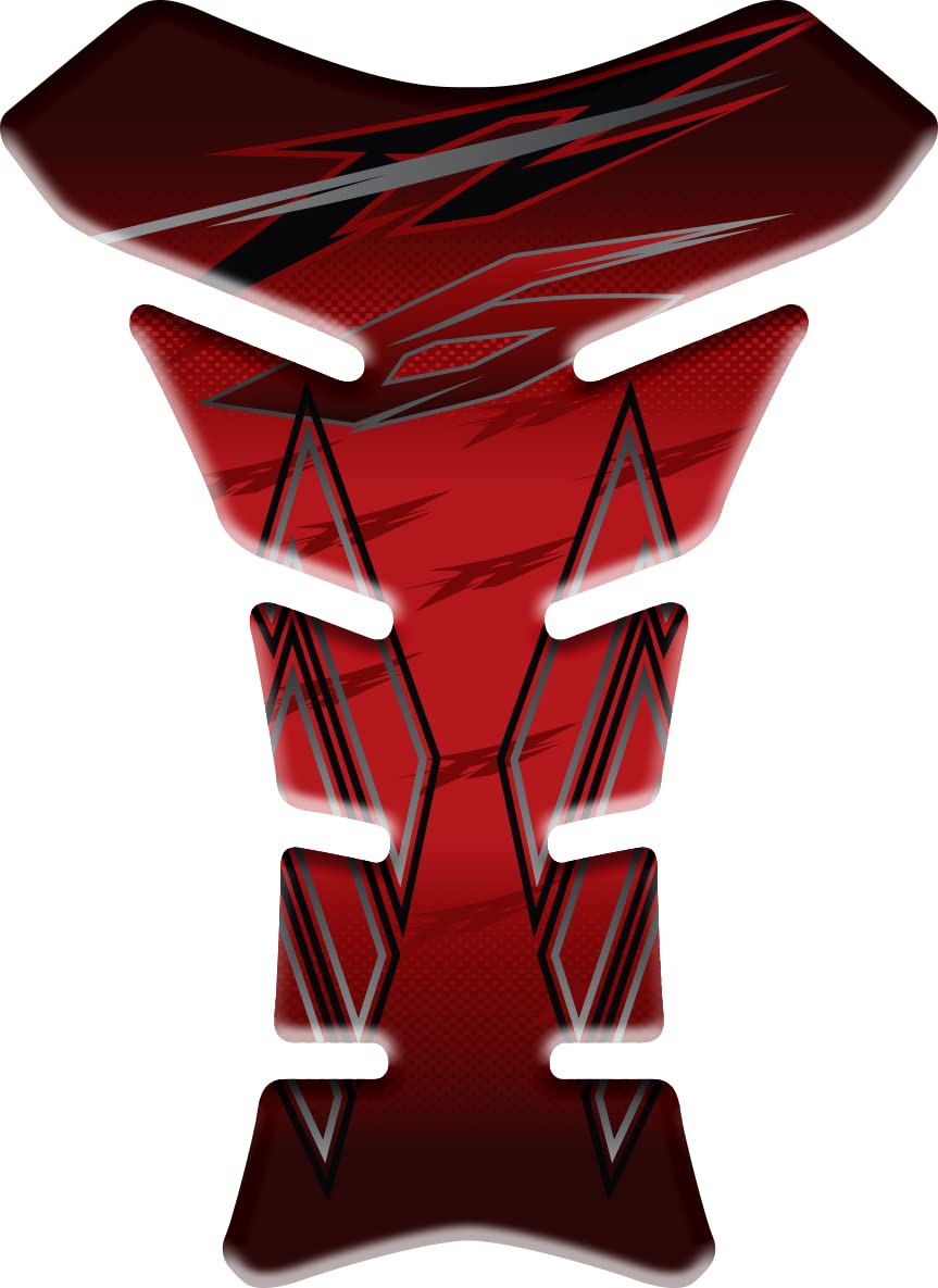 Paraserbatoio Moto Resinato 3D | Tricolore Italiano | Universale Per Tutte Le Moto