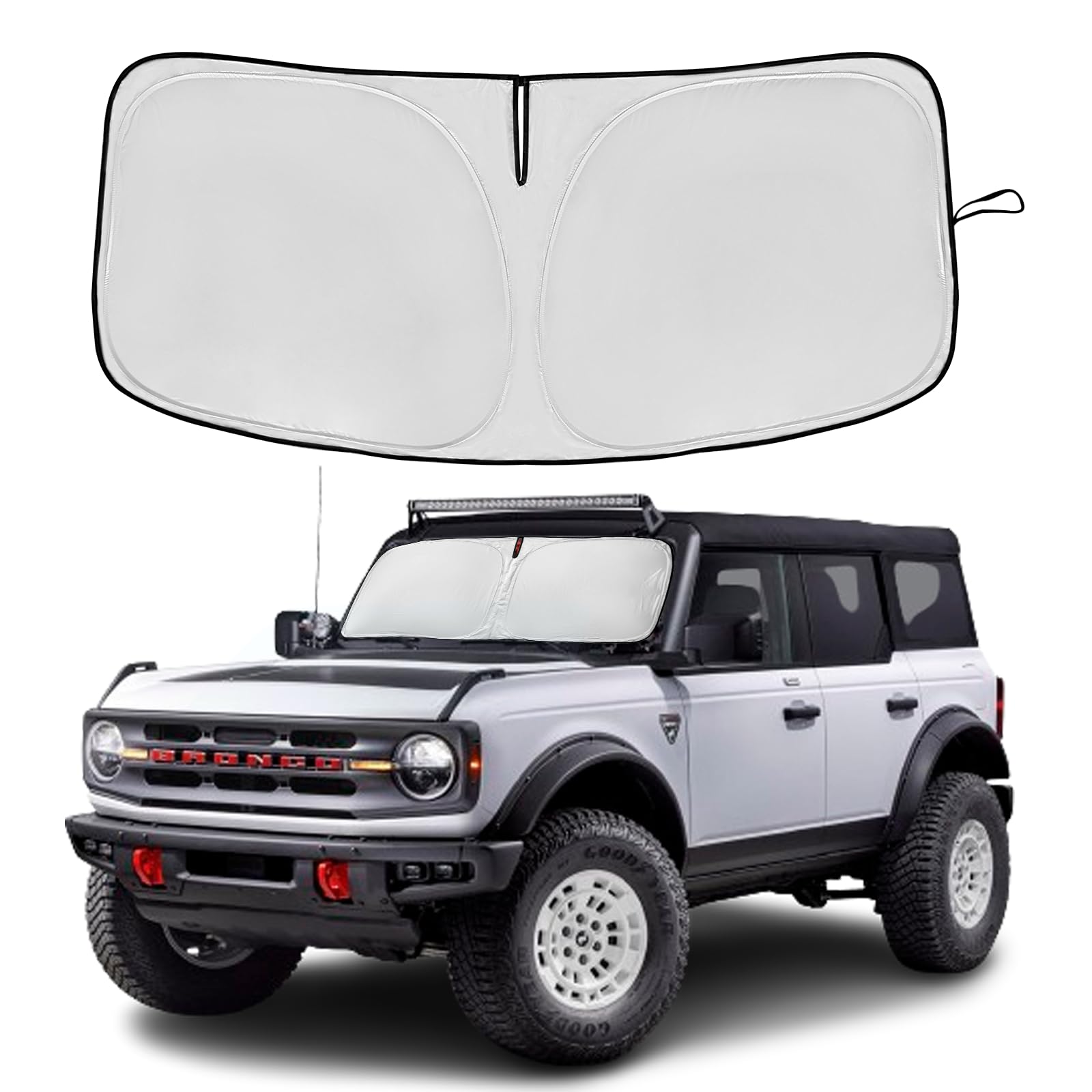Stunning Ford Bronco Windshield Sun Shade Images