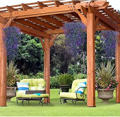 Miniatura 5 de OUKEYI 4 plantas falsas colgantes, enredaderas artificiales, plantas artificiales grandes, plantas colgantes falsas, helechos falsos, hiedra