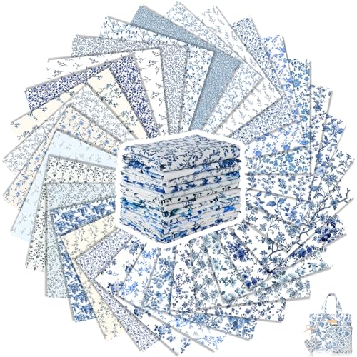 30 Pieces 10 x 10 Inches Cotton Fabric Bundle Squares