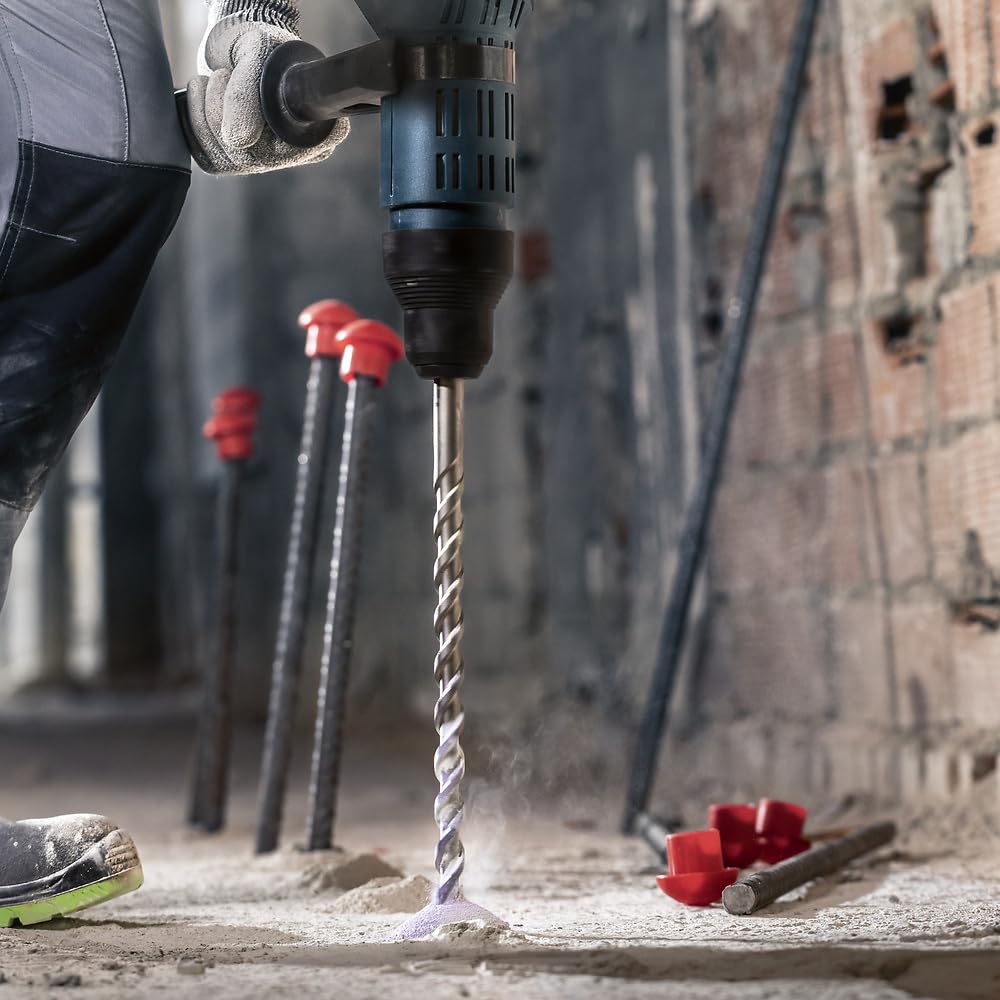 Bosch 1x PRO SDS max-4 Kırıcı Delici Delme Ucu (Donatılı Beton, Beton Bina Bloku, Ø 28,00 mm, Professional Aksesuar Kırıcı Delici)