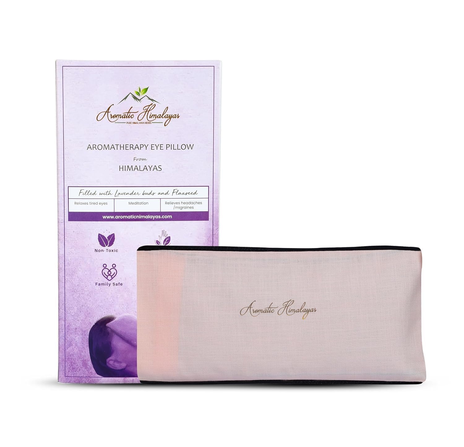 Eye Pillow with Pouch for Relaxation & Stress Relief | Perfect for Sleeping, Yoga & Meditation.-image-2