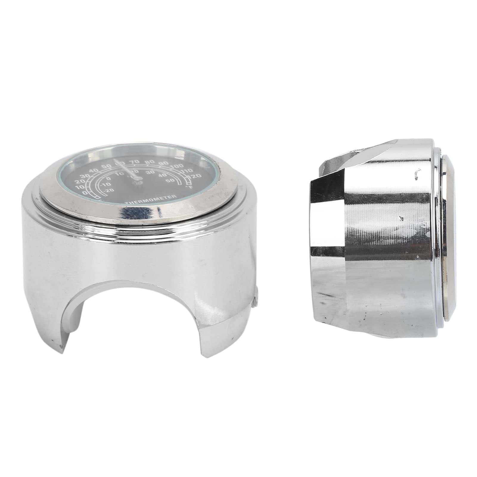 Thermomètre Moto Yctze - 22-25mm - Acier Inoxydable - Étanche - Montage Guidon