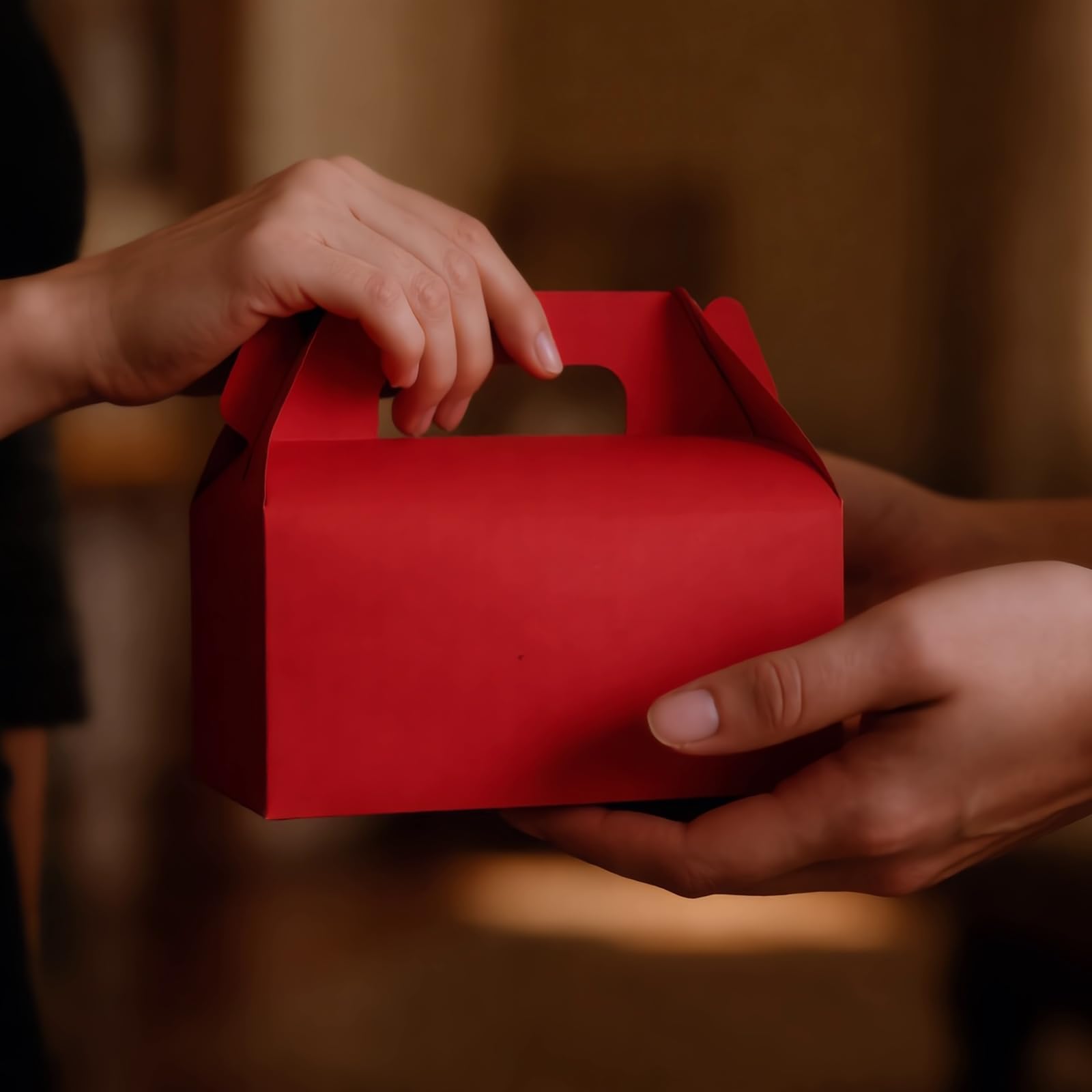 GXFCING Confezione da 30 Scatole Regalo Rosse con Coperchio, 16,3 x 9,3 x 8 cm, Scatola Cartone Regalo per Feste di Compleanno per Bambini, Matrimoni, Baby Shower, Natale
