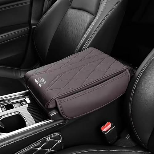 トヨタ アームレスト搓c}ット センター コンソールカバー 車用 コンソールボックスマット 自動車 カローラ ヤリス アクア C-HR ルーミー ウィッシュ シェンタ ヴィッツ アクア 86 プリウス カムリ ライズ 専用設計 アクセサリー レザー カスタ