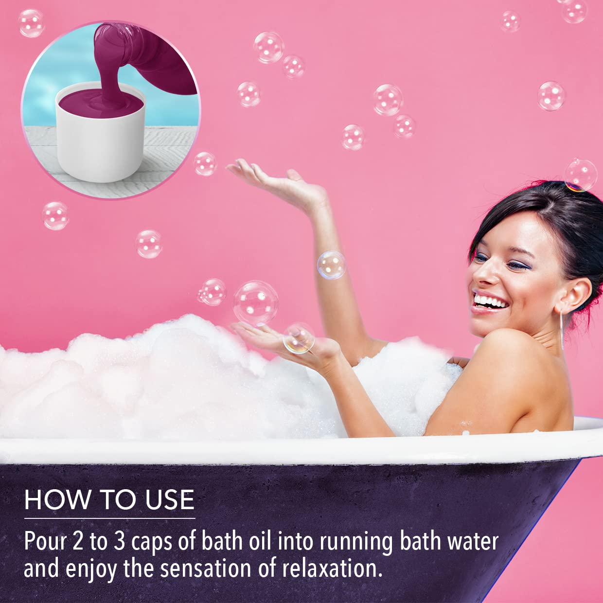 Espuma Baño Frutos del Bosque 1000ml - Buen Sueño - Belleza - Cuidado del Cuerpo - Bienestar - Relajación - Aromaterapia - Spa - Baños de Burbujas - Bath foam Wild berries