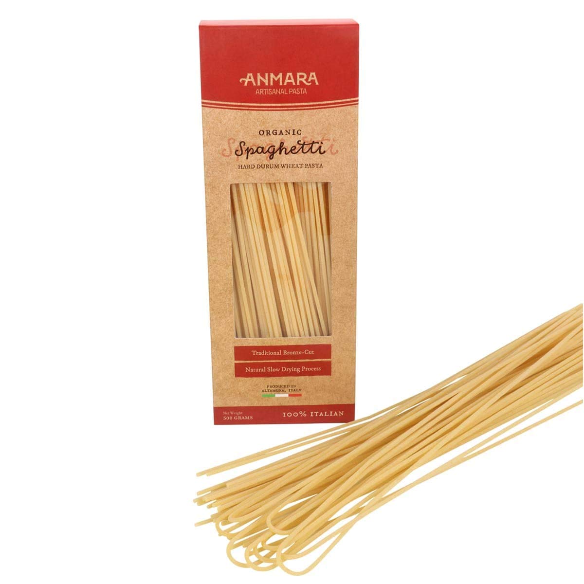Anmara Artisanal Pasta, Organic Spaghetti, Hard Durum Wheat, 500 g (B08L7RCDR1) Amazon Price History, Amazon Price Tracker