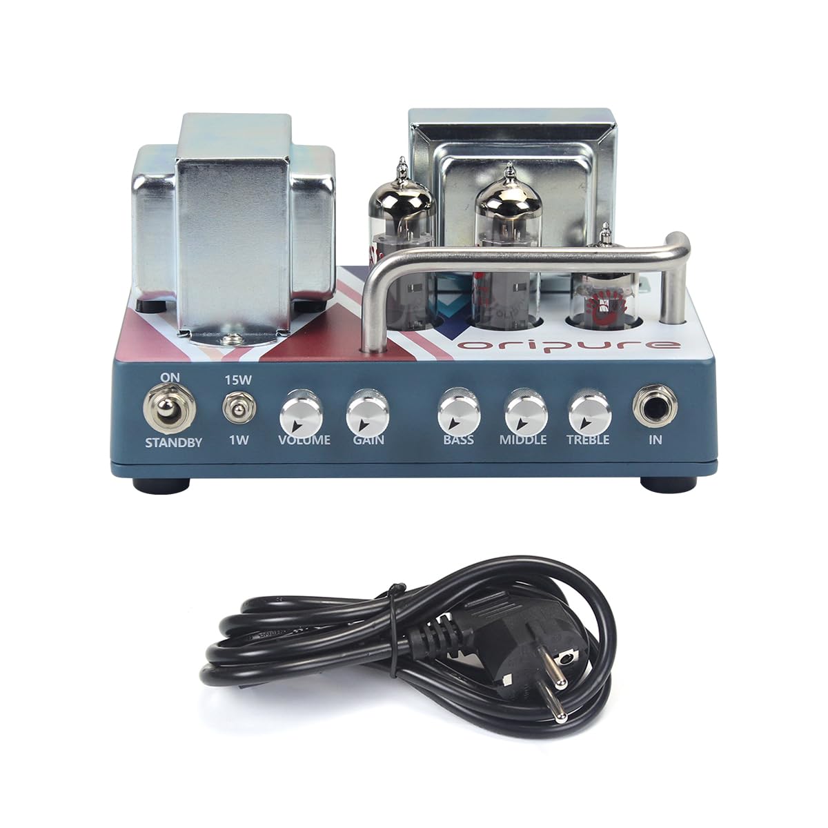 OriPure OA-H15 15W Amplificatore per chitarra interamente a valvole, amplificatore per chitarra fatto a mano, con spina UE