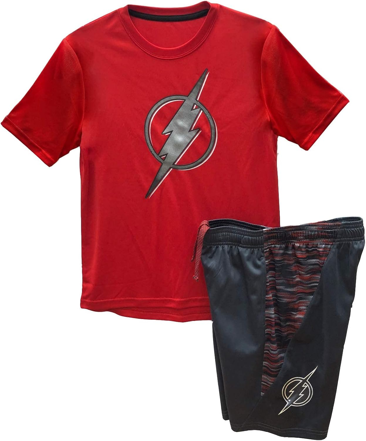 Warner Brothers Boys Batman Flash Active Graphic T-Shirt and Shorts Set : Clothing, Shoes & Jewelry