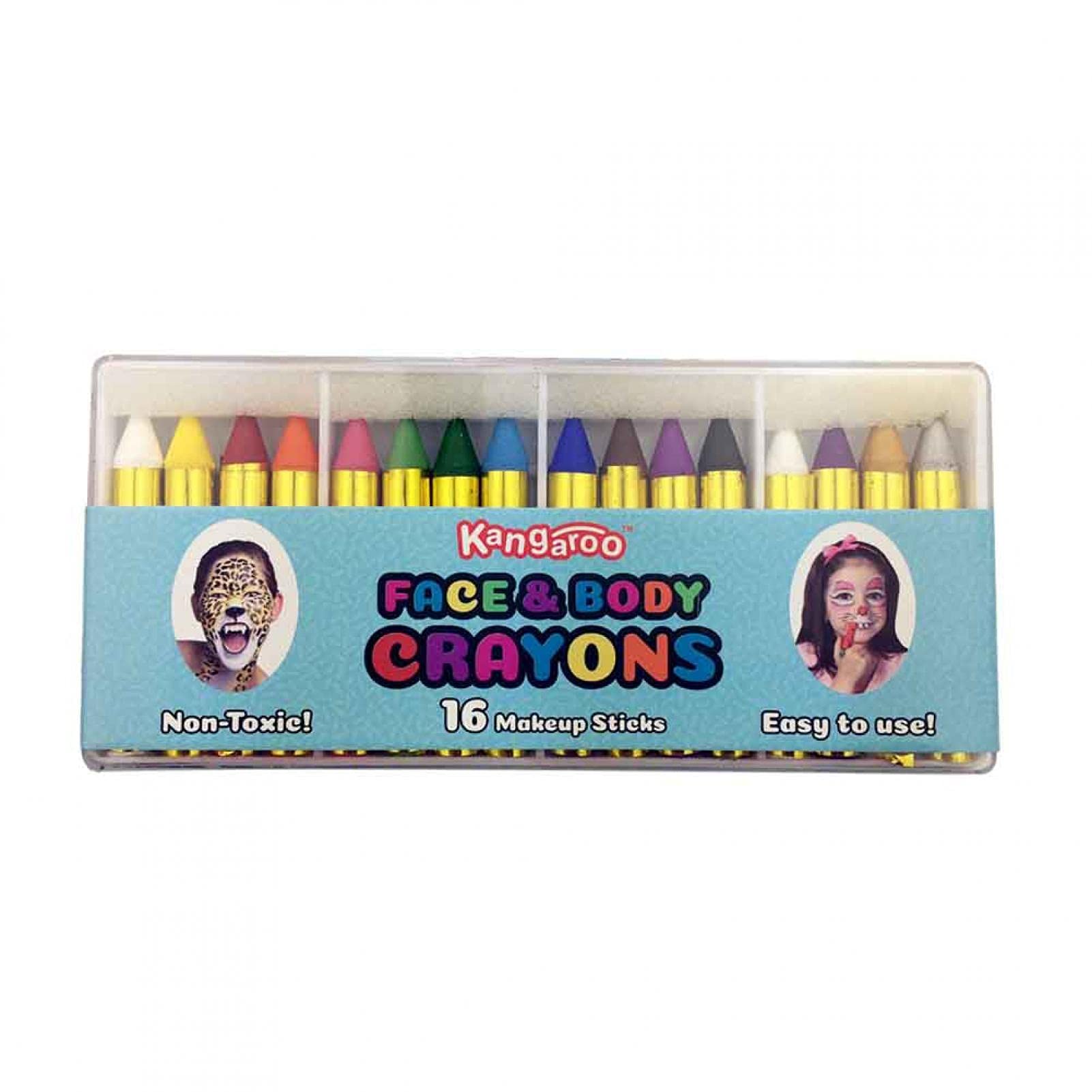 Buy MOVKZACV Face Paint Crayons for Kids, Face & Body Painting Makeup