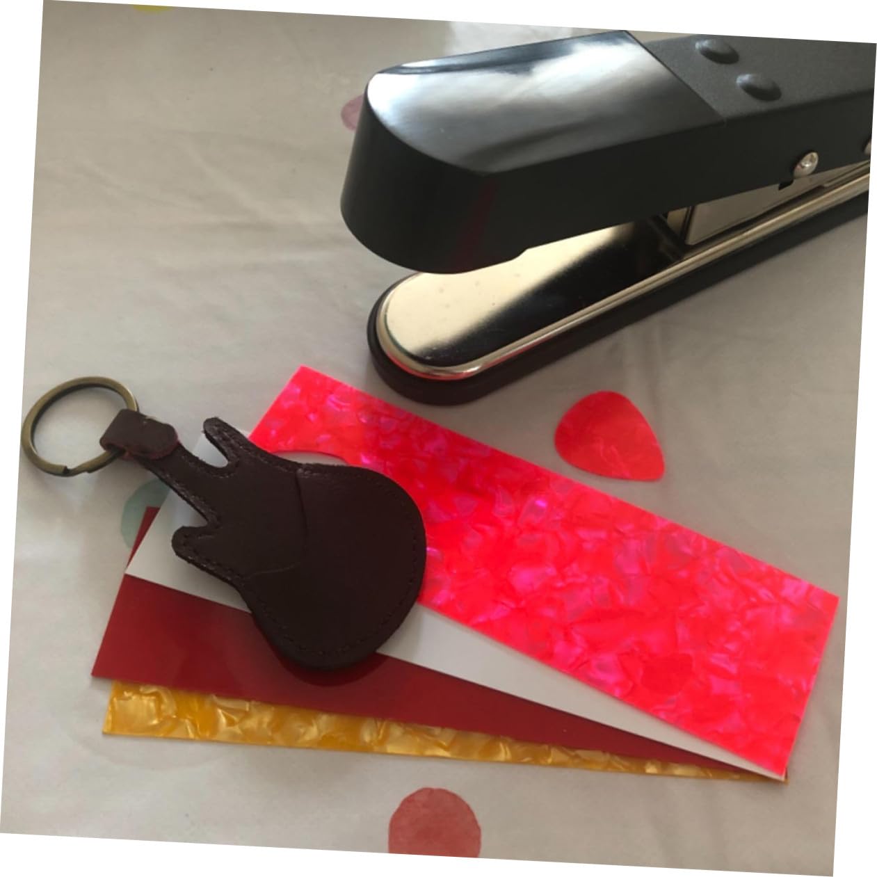 Gitarrenplektrum Stanzer 1 Satz Selbstgemacht Werkzeuge