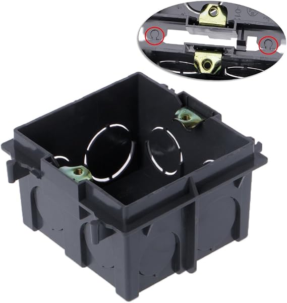 Buwei Wall Mounted PVC Junction Box 86 Type Socket Socket Socket Cassette