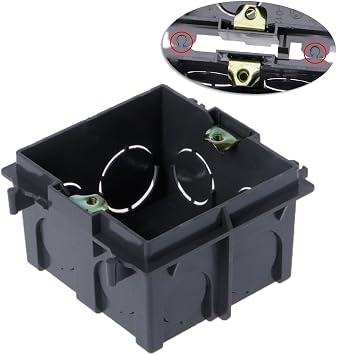 Buwei Wall Mounted PVC Junction Box 86 Type Socket Socket Socket Cassette