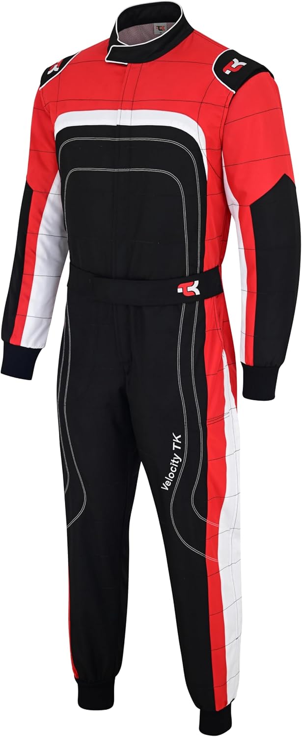 TK Velocity Adult Kart Suit/Race/Rally One Piece Cordura Racing Overall Karting Suit