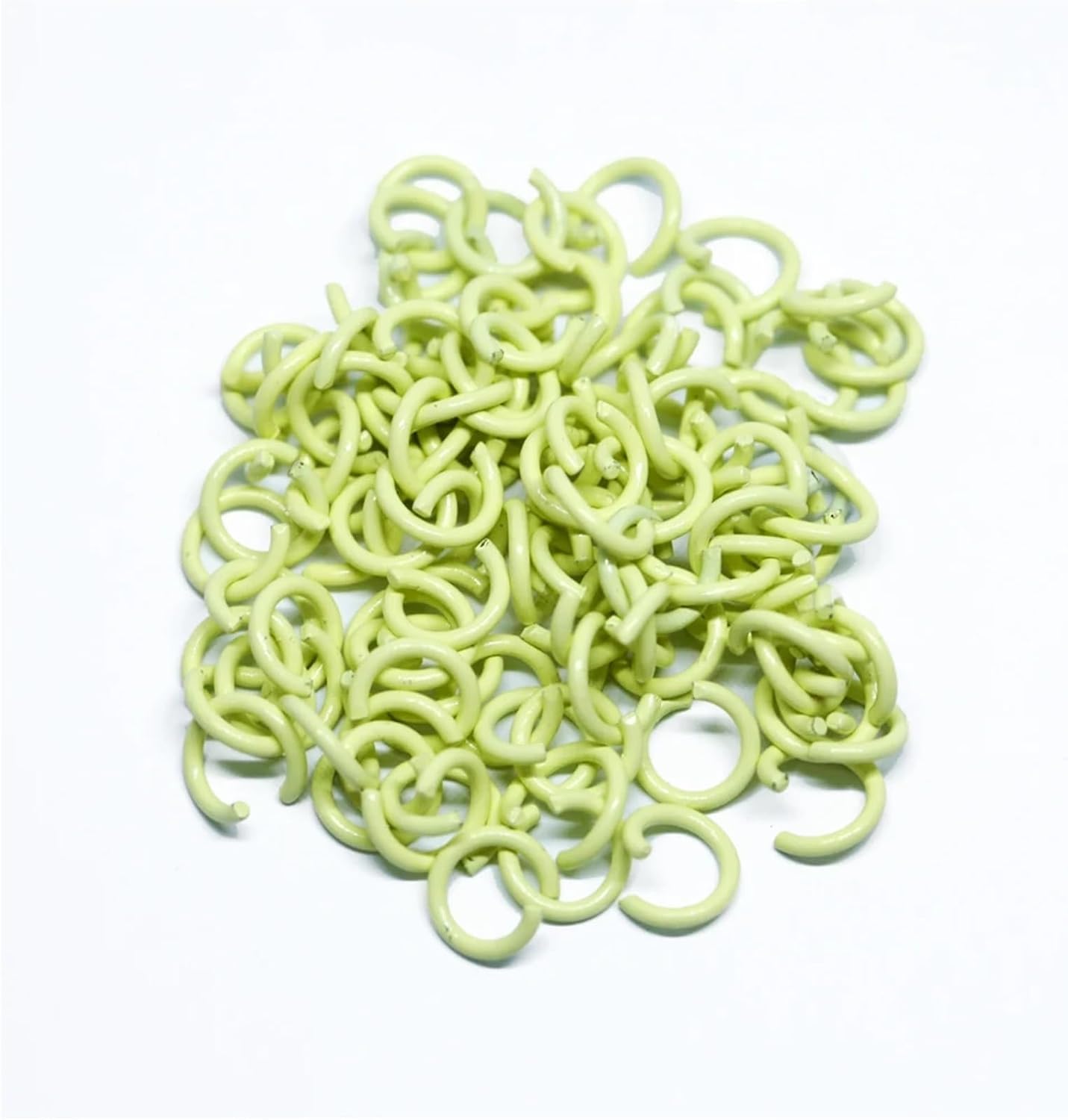 Jump Rings for Jewelry Making 1000pcs 1.2x8mm Colorful Open Circle Split Ring Jump RingsNecklace Bracelet Earring Pendant Connectors DIY Making Accessories for Keychain, Necklace(Gray 11)