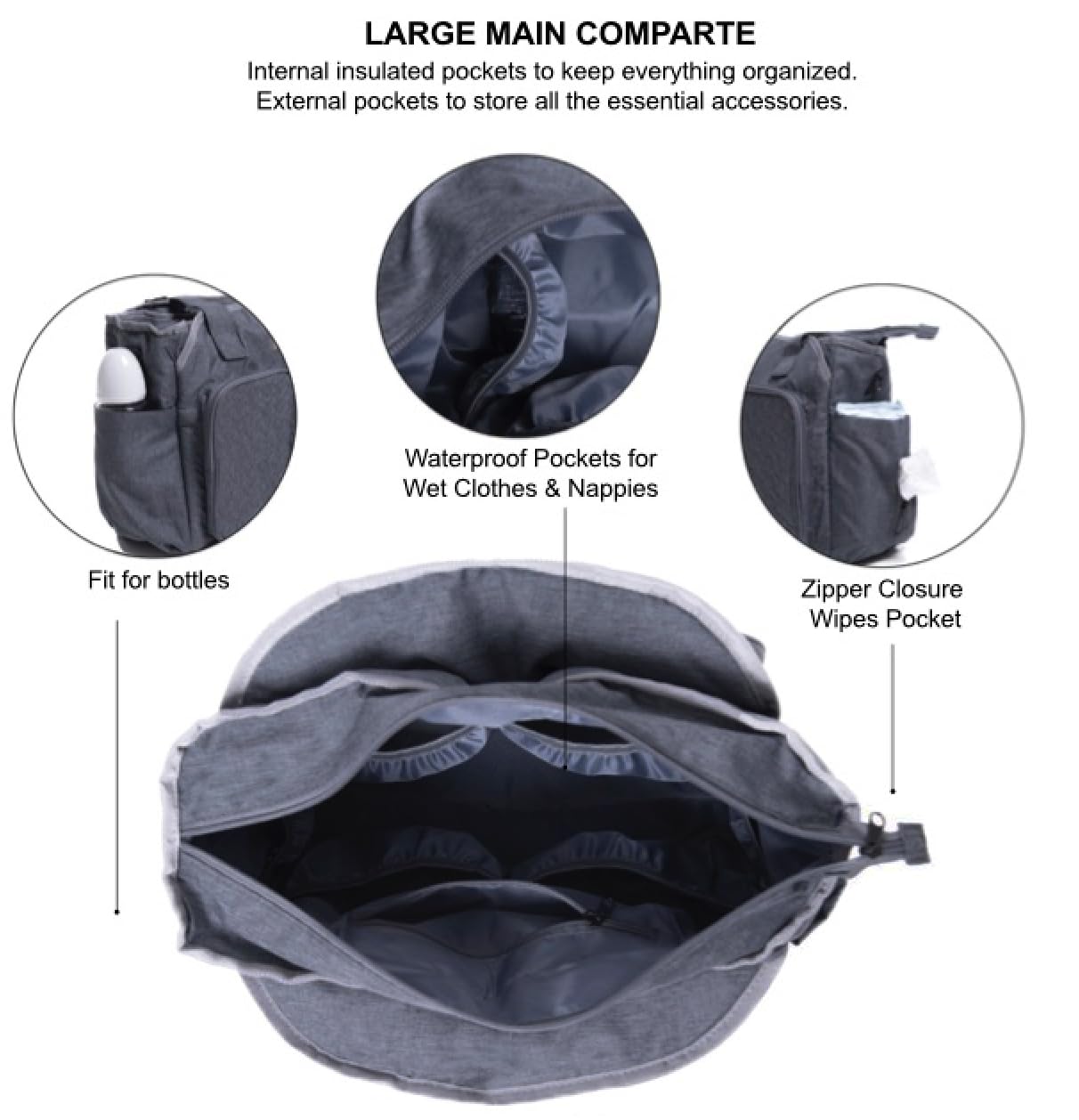 borsa passeggino fasciatoio impermeabile borsa per neonato per passeggino fasciatorio borsa mamma borsa passeggino