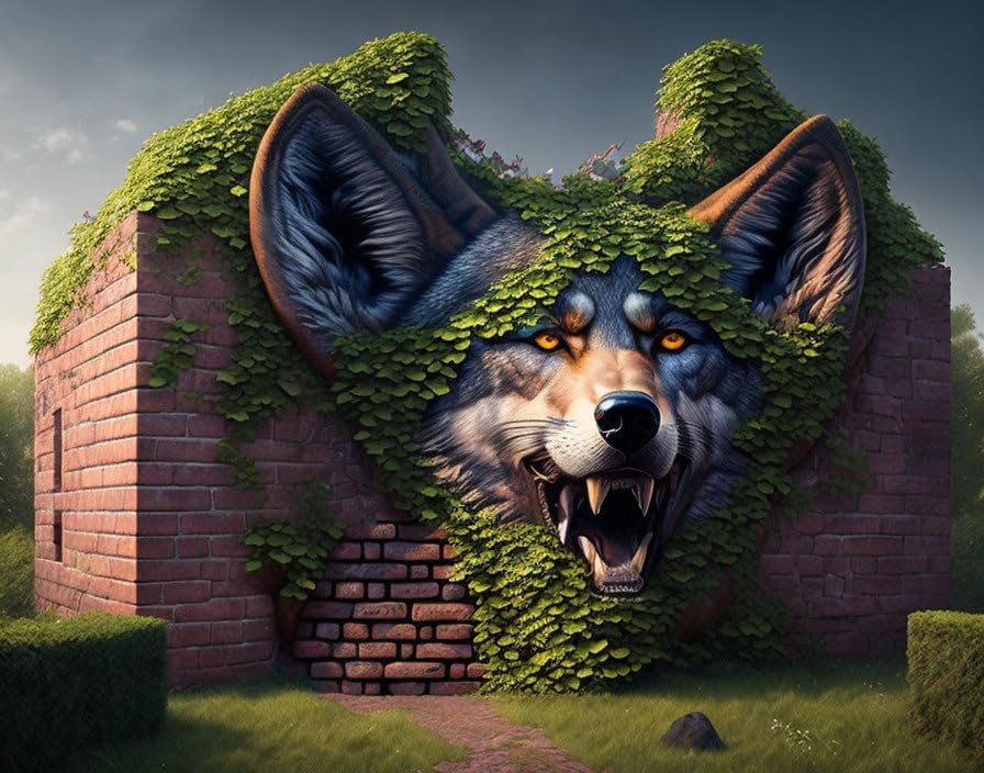 Toile loup artistique impression HD sur toile canvas premium 50x70