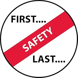 NMC National Marker Corp. HH56 First Safety Last Hard Hat Emblem