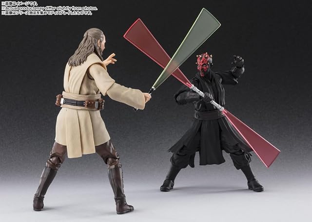 Foto 7 de 8 de S.H. Figuarts Star Wars The Phantom Menace, aprox. 150 mm, PVC, ABS, tela, figura de acción prepintada
