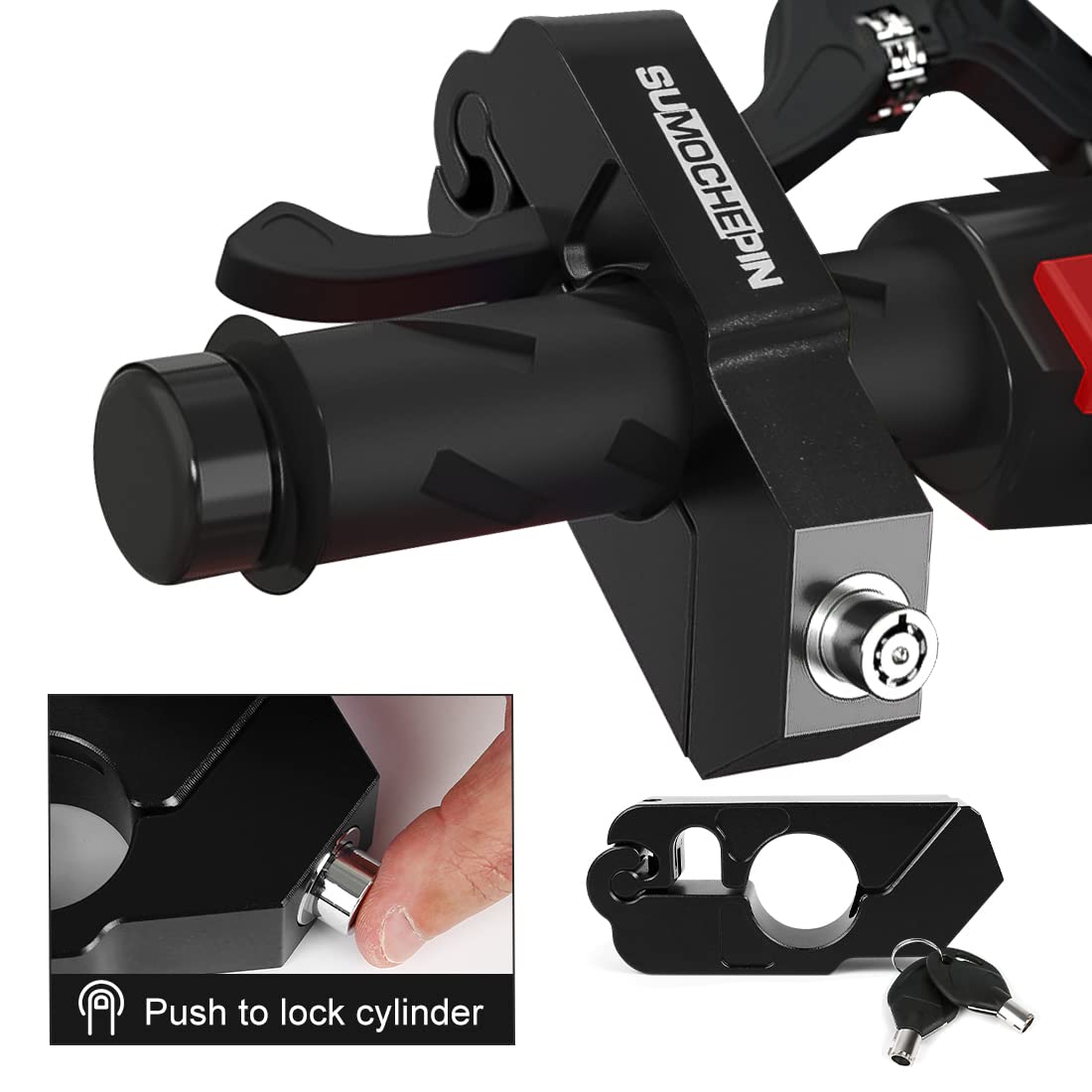 Motorhelm Slot Anti-diefstal Fietshelm Veiligheidssloten met 2 sleutels en installatiegereedschap kopen vanaf een prijs van 9.84