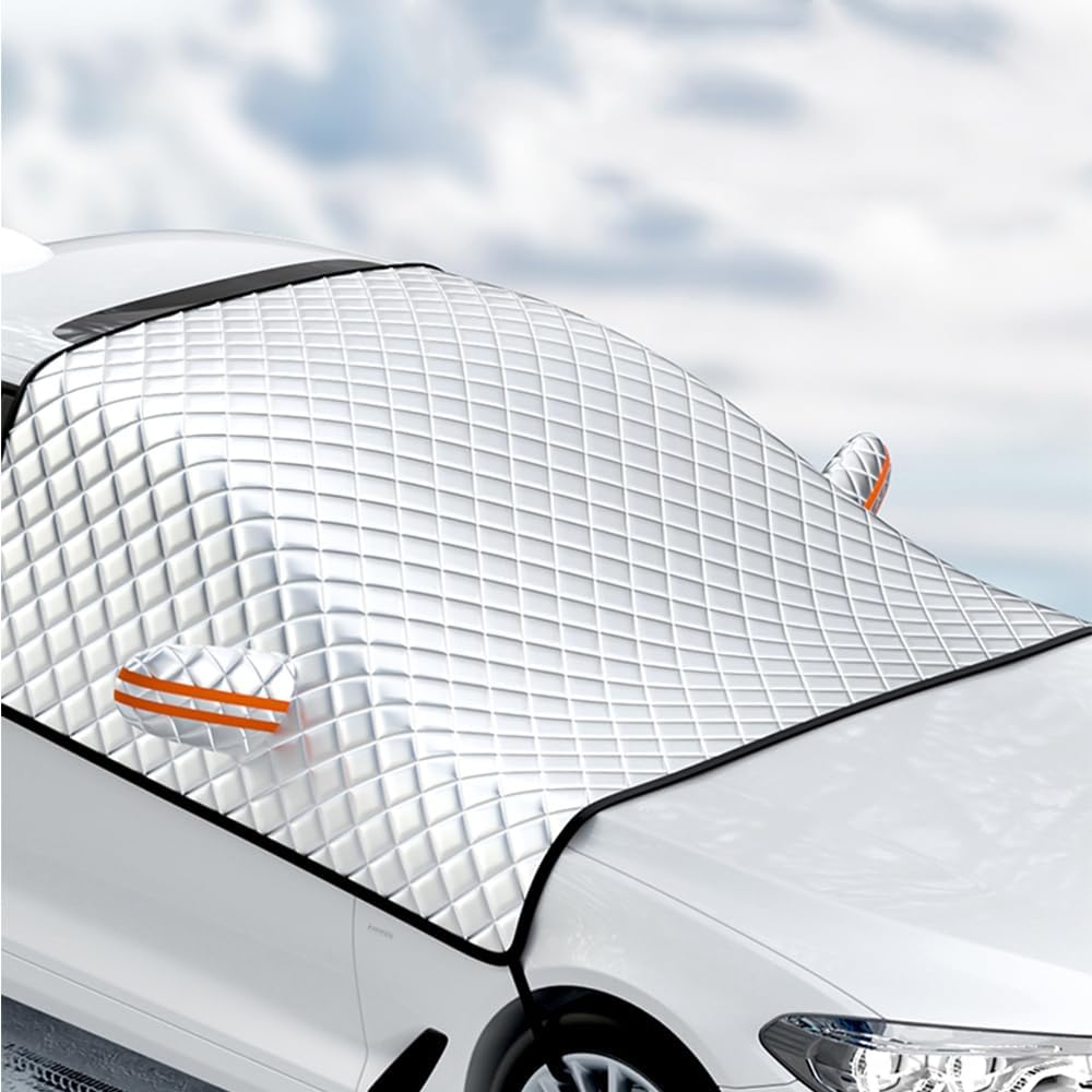 Car Windshield Snow Cover for Ford F-150/F150 2015-2018 2019 2020 2021 2022 2023 2024 Thicken Windshield Frost Cover Waterproof Windproof Frost Ice Protector for Windshield