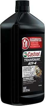 Castrol Transmax ATF+4 Automatic Transmission Fluid, 1 Quart, Pack of 6
