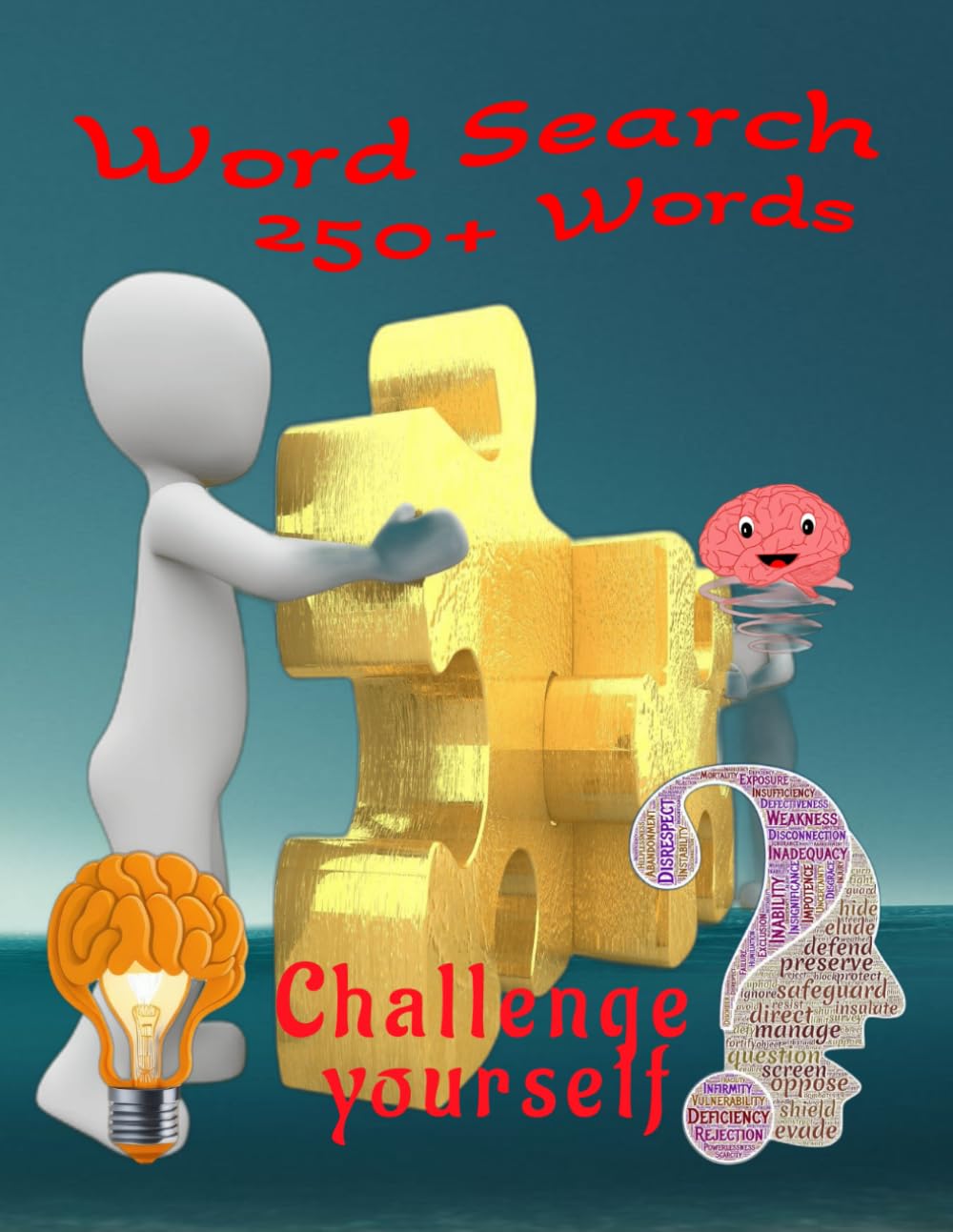 Word Search: 250+ words, Challenge yourself
