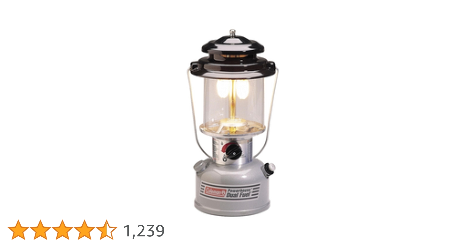 美品】Coleman Dual Fuel ランタン【出品にあたりマントル新品