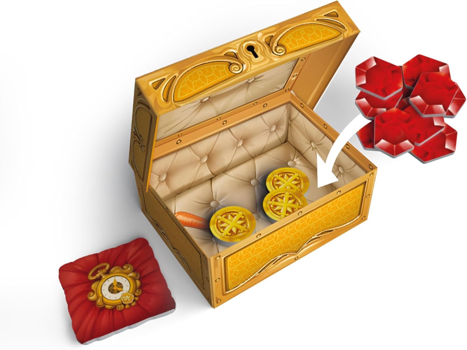 Produzione Repos | For a Crown | Gioco da tavolo | Età 8+ | 3-5 giocatori | Tempo di gioco: 30 minuti
