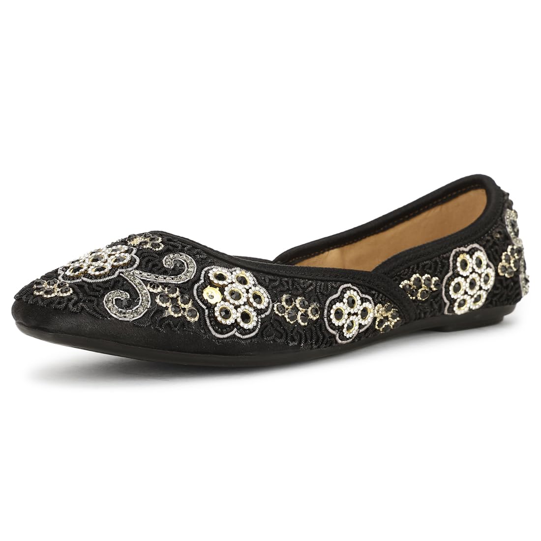 Bata Red Label Womens Quinn Flats E 23 Festive (5596032_Black_6 UK) (B0CKFJHBRX) Amazon Price History, Amazon Price Tracker