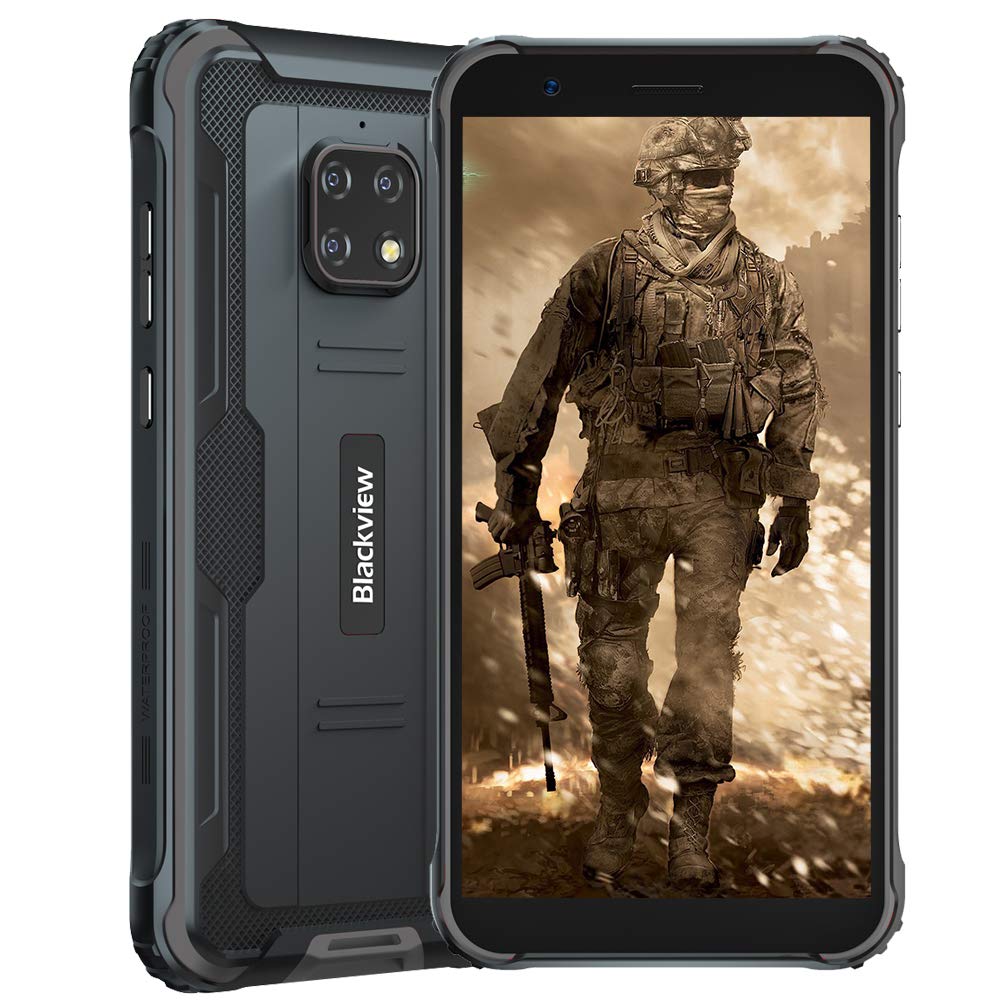 Blackview BV4900 (2021) 4G Unlocked Rugged Phone, Android 10 Quad-core 3GB+32GB Cell Phone Unlock, 8