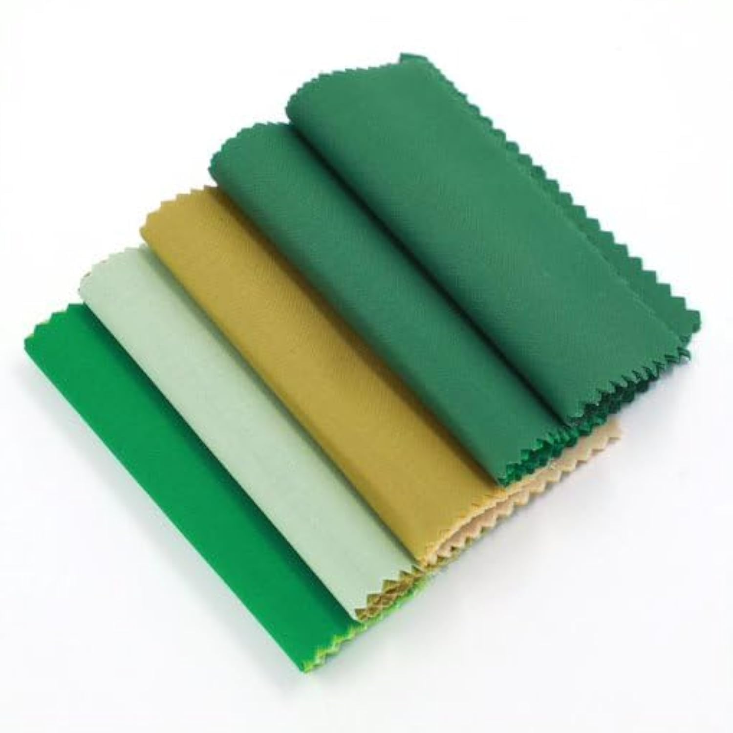 CraftsFabrics 100% Cotton 42Pcs 5"x5" Charm Packs 140GSM Ideal for Quilting, Scrapbooking, Sewing, Arts & Crafts, Patchwork; Ethereal Forest