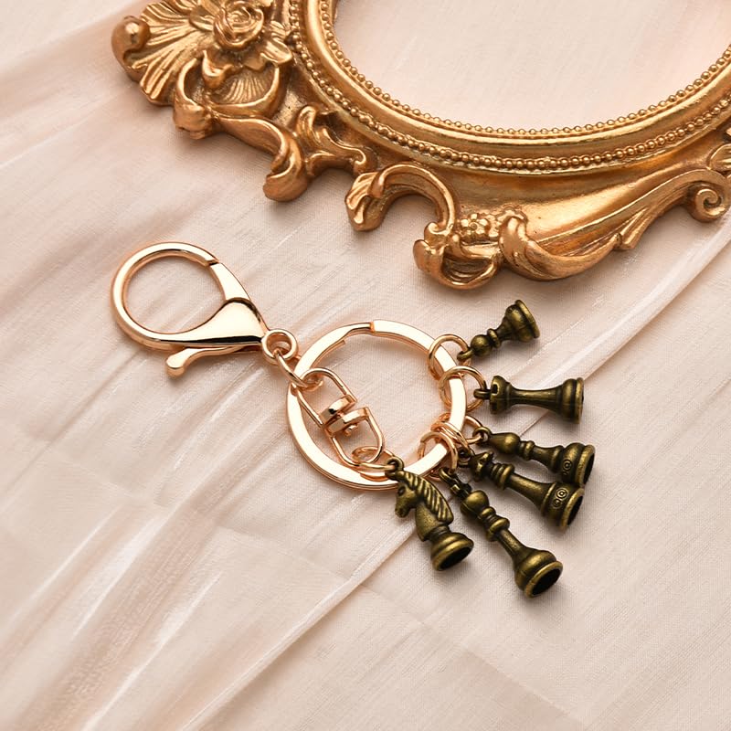 Kilener Chess Keychain Gifts for Men Women Key Chains for Car Keys Purse Bag Charms for Handbags Accessories