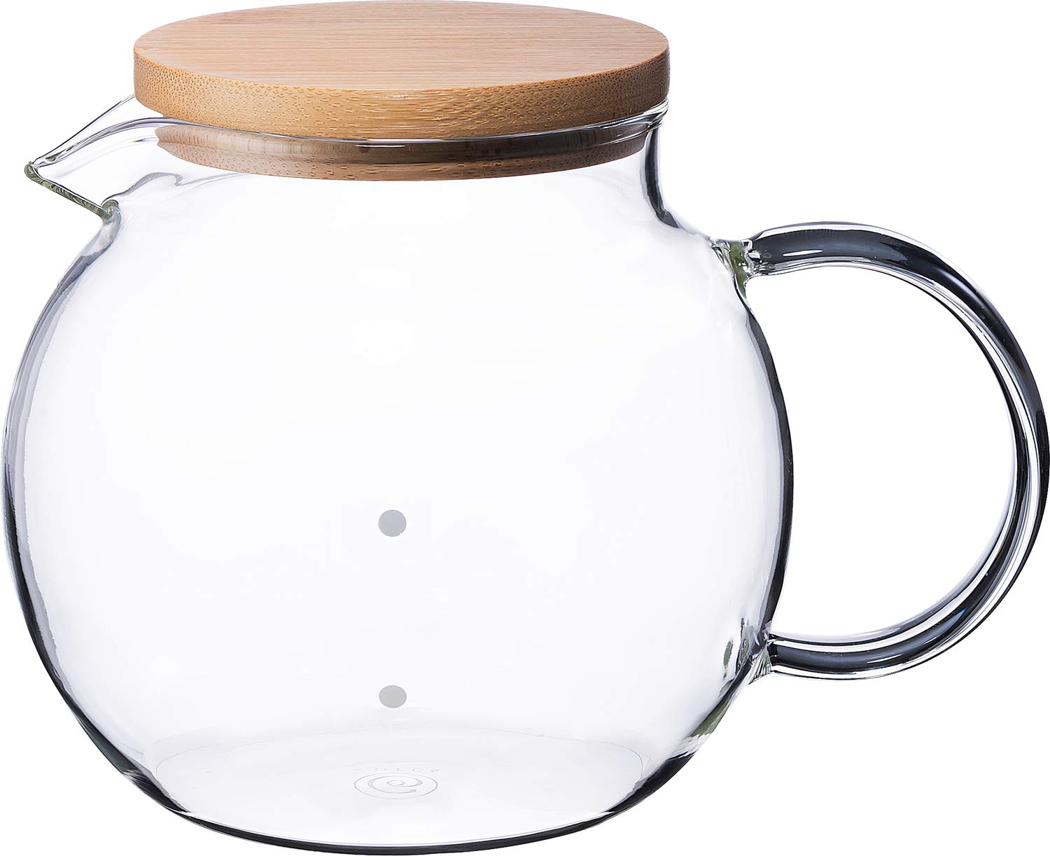 Cores C514 Clear Glass Server, 4 Cup, Coffee Pot, Teapot, Stylish, Interior, Easy to Pour