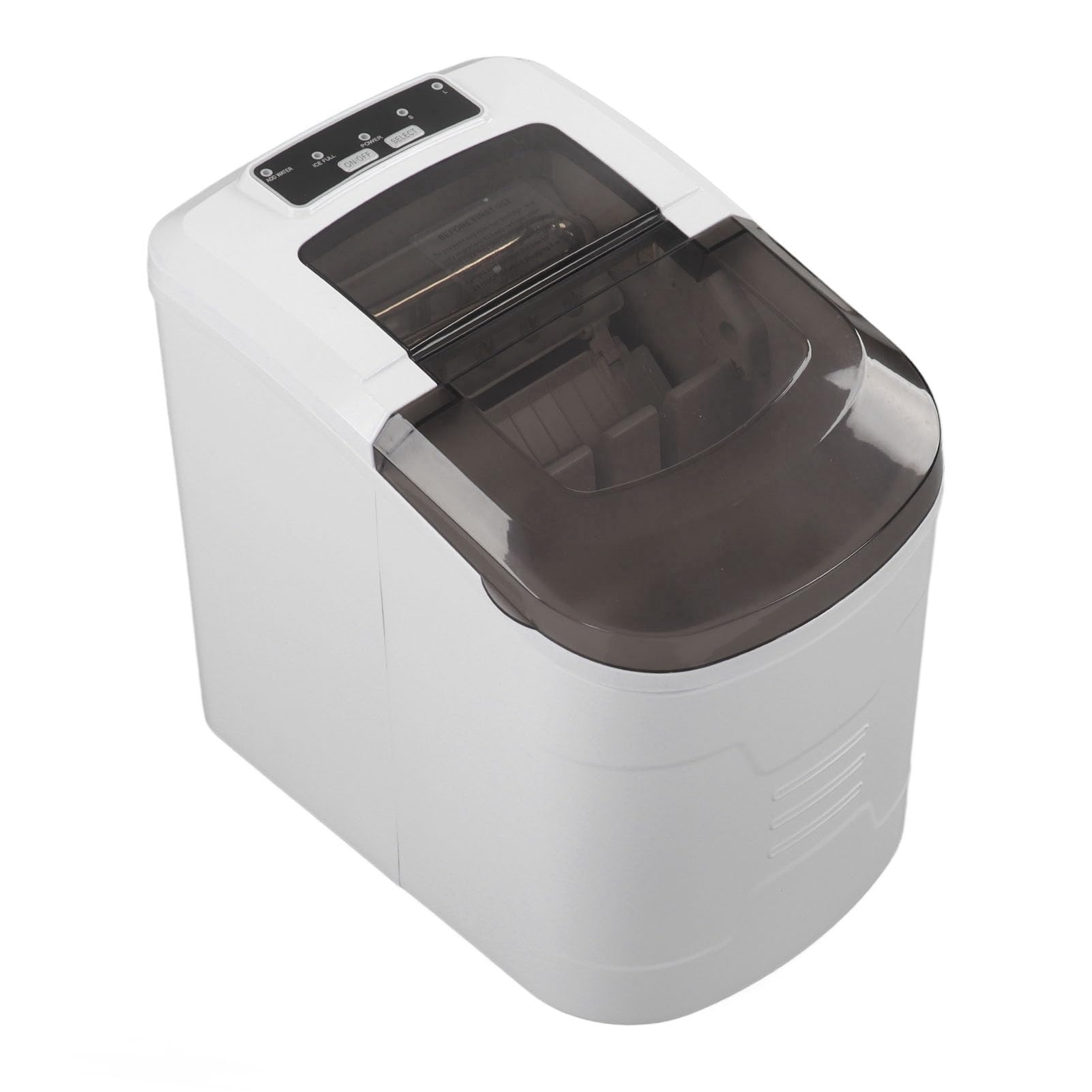 Máquina para Hacer Hielo Máquina para Hacer Hielo Automática Compacta y Portátil para el Hogar, Cocina y Oficina ABS Blanco 112W
